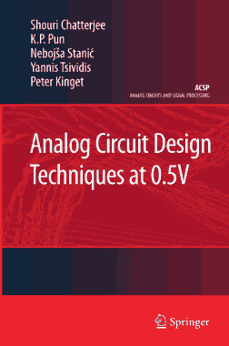 Free Download PDF Books, Analog Circuit Design Techniques at 0.5V