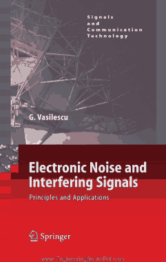 Free Download PDF Books, Electronic Noise and Interfering Signals Principles and Applications