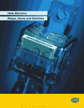 Free Download PDF Books, HINC Electrics Catalog Hella Electrics Relays Horns and Switches