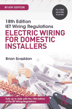 Free Download PDF Books, IET Wiring Regulations Electric Wiring for Domestic Installers 16th Edition