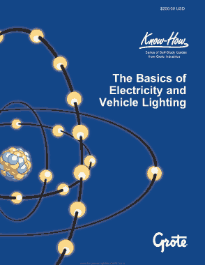 Free Download PDF Books, The Basics of Electricity and Vehicle Lighting