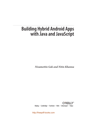 Free Download PDF Books, Building Hybrid Android Apps with Java and JavaScript