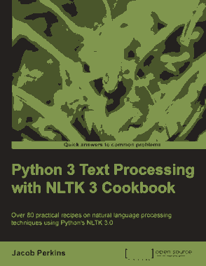 Free Download PDF Books, Python 3 Text Processing with NLTK 3 Cookbook