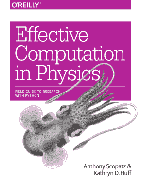 Free Download PDF Books, Effective Computation In Physics Field Guide To Research With Python