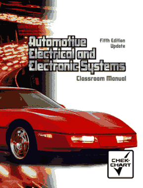 Free Download PDF Books, Automotive Electrical and Electronic Systems Classroom Manual Fifth Edition Update