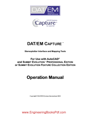 Free Download PDF Books, DAT EM Capture for AutoCAD