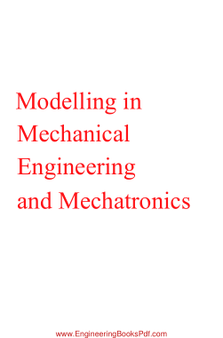 Free Download PDF Books, Modelling in Mechanical Engineering and Mechatronics