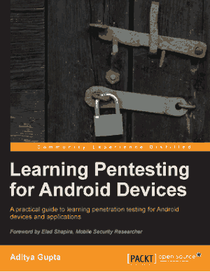 Free Download PDF Books, Learning Pentesting for Android Devices