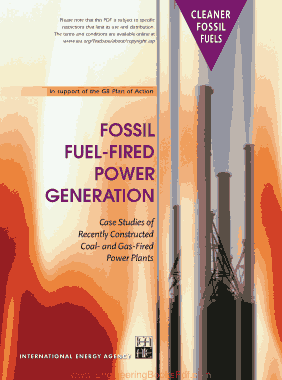 Free Download PDF Books, Fossil Fuel Fired Power Generation Case studies of Constructed Coal and Gas Fired Power Plants
