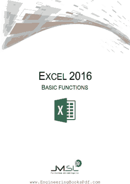 Free Download PDF Books, Excel 2016 Basic Functions