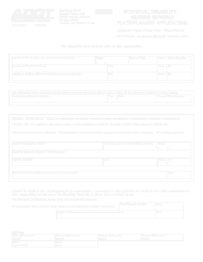 Free Download PDF Books, Disability Application Form Sample Template