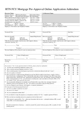 Free Download PDF Books, Mortgage Pre Approval Application Form Template