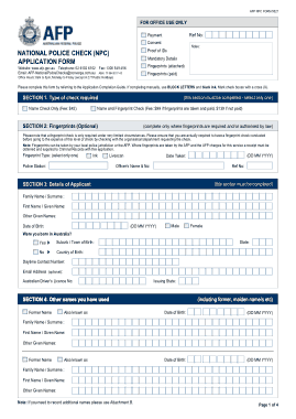 Free Download PDF Books, Police Check Application Form Template
