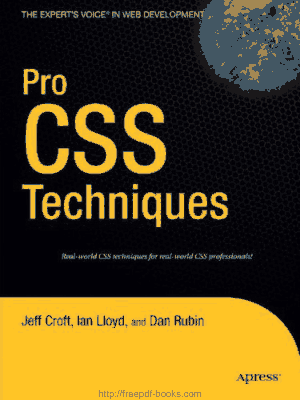 Free Download PDF Books, Pro CSS Techniques