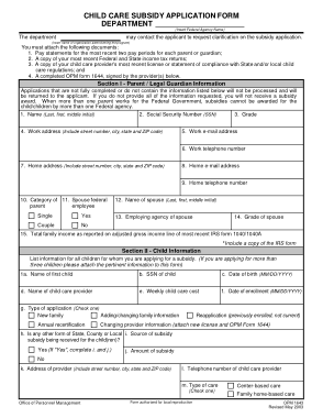 Free Download PDF Books, Child Care Subsidy Application Form Template