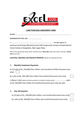 Free Download PDF Books, Land Purchase Agreement Form Template