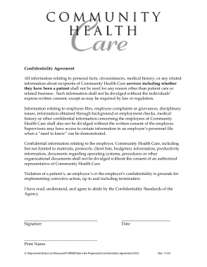 Free Download PDF Books, Medical Personal Confidentiality Agreement Template