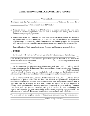 Free Download PDF Books, Sample Labor Agreement Form Template