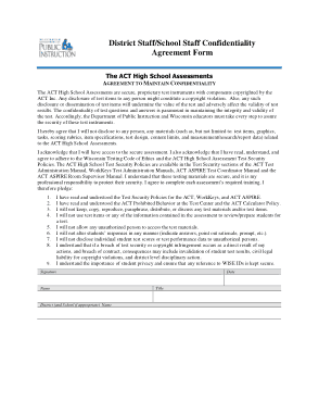Free Download PDF Books, Sample Staff Confidentiality Agreement Form Template