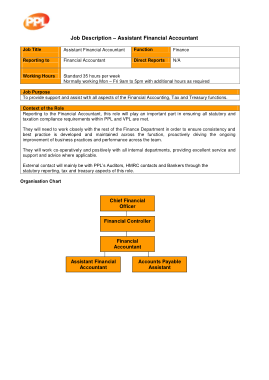 Free Download PDF Books, Assistant Financial Accountant Job Description Template