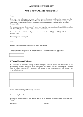 Free Download PDF Books, Accounting Report Form Template