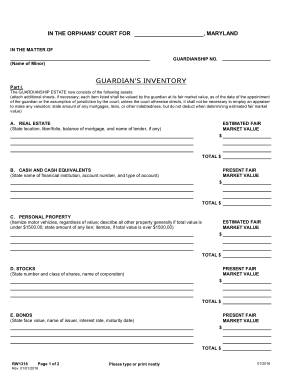 Free Download PDF Books, Sample Guardianship Accounting Form Template