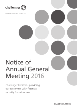 Free Download PDF Books, Annual General Meeting Agenda Notice Format