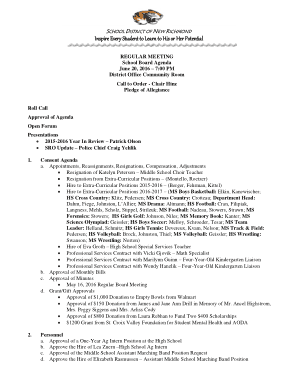 Free Download PDF Books, Sample Board Meeting Agenda Format
