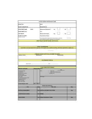 Free Download PDF Books, Capital Expenditure Budget Request Form Template