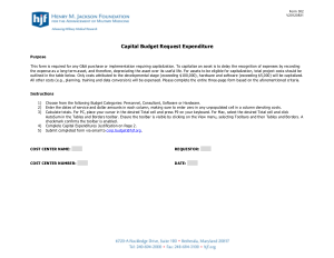 Free Download PDF Books, Capital Budget Request Expenditure Template