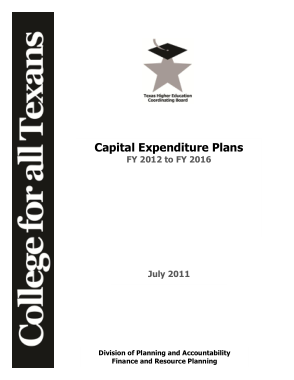 Free Download PDF Books, Capital Expenditure Budget Plan Template