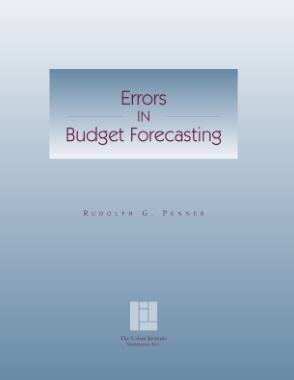Free Download PDF Books, Errors in Budget Forecasting Template