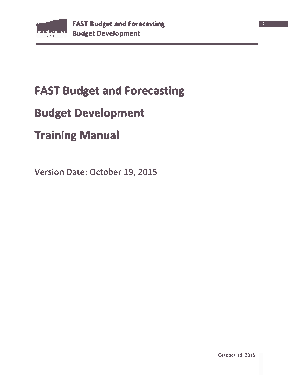 Free Download PDF Books, FAST Budget and Forecasting Guide Template