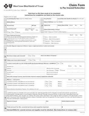 Free Download PDF Books, Insured Medical Claim Form Template