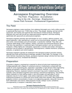 Free Download PDF Books, Aerospace Engineer Job Description Overview Template
