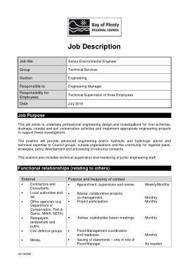 Free Download PDF Books, Senior Environmental Engineer Job Description Template