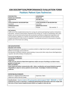Free Download PDF Books, Medical Patient Care Technician Job Description