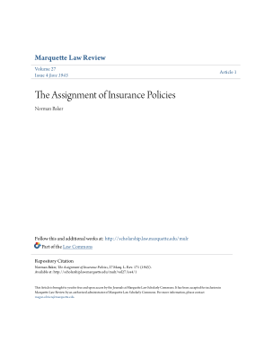 Free Download PDF Books, General Assignment of Insurance Policy Sample Template