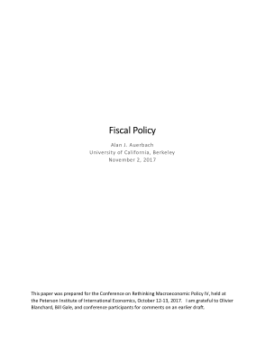 Free Download PDF Books, Fiscal Policy Template