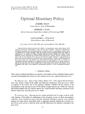 Free Download PDF Books, Optimal Monetary Policy Template