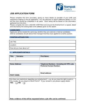 Free Download PDF Books, Basic Job Application Form Example Template