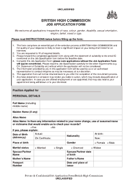 Free Download PDF Books, Sample Job Application Form Printable Template