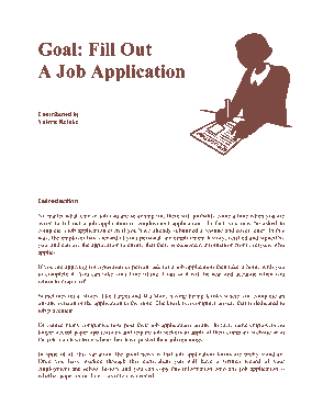 Free Download PDF Books, Sample Target Job Application Form Template
