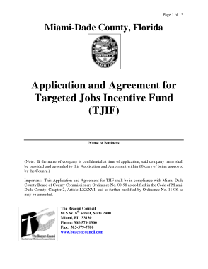 Free Download PDF Books, Target Job Incentive Fund Application form Template