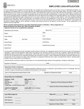 Free Download PDF Books, Employee Loan Application Form Sample Template
