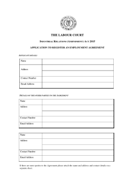 Free Download PDF Books, Employment Agreement Application Form Template