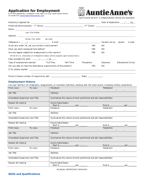 Free Download PDF Books, Online Employment Application Form Template