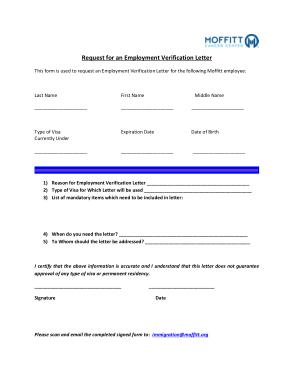 Free Download PDF Books, Request For Employment Verification Letter Template