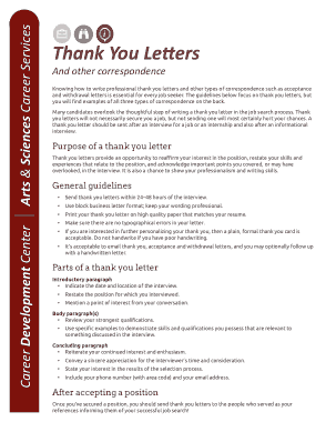 Free Download PDF Books, Professional Thank You Letter Template