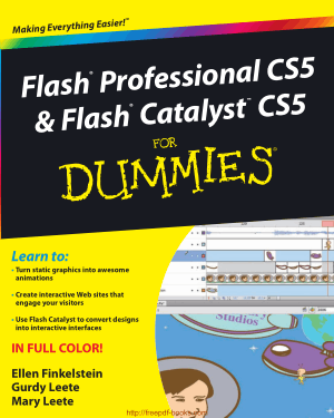 Flash Professional CS5 and Flash Catalyst CS5 For Dummies